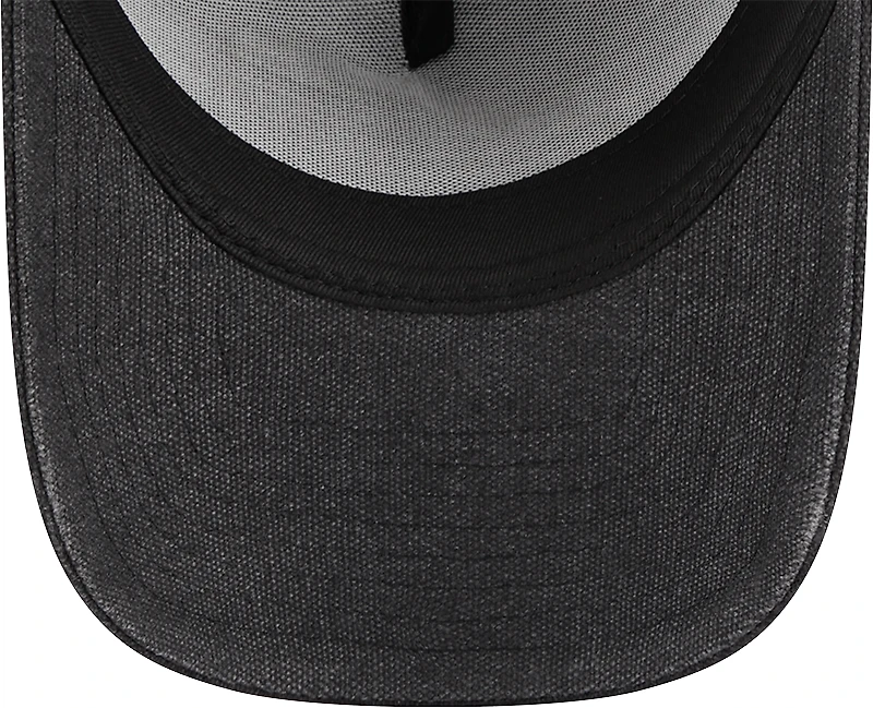 Men's New Era Charcoal Chicago White Sox Logo Essentials 9FORTY A-Frame Adjustable Hat