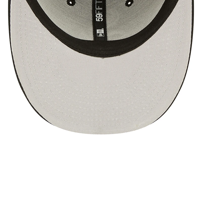 Men's New Era Chicago White Sox Black & Low Profile 59FIFTY Fitted Hat