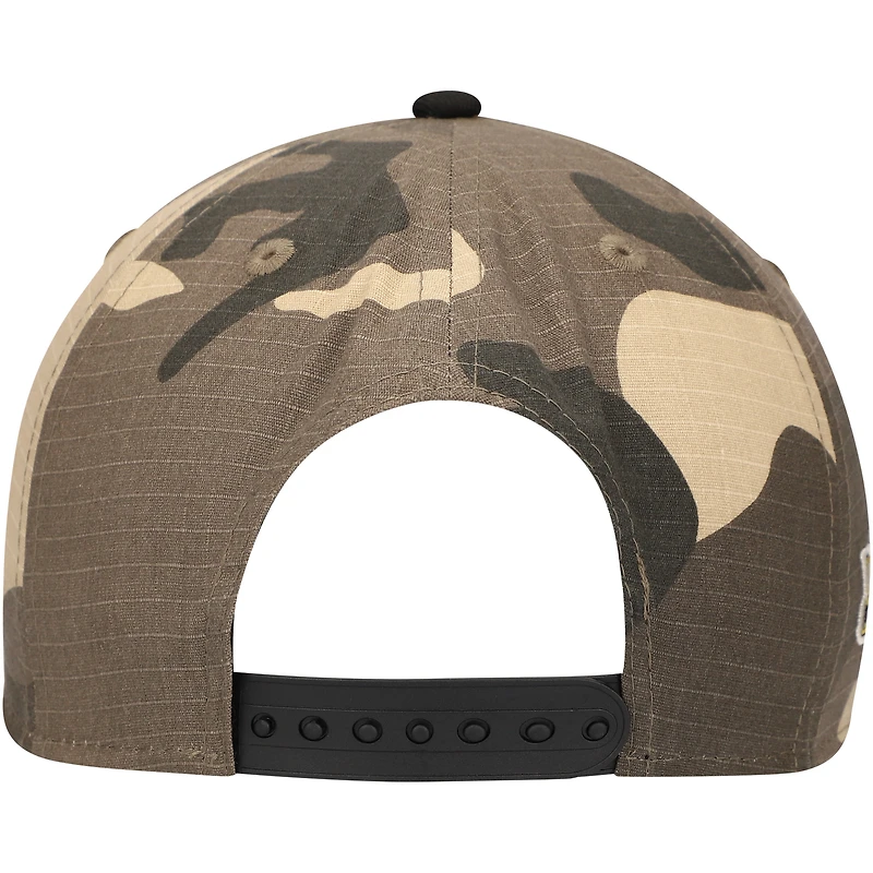 Men's New Era Chicago White Sox Camo Crown A-Frame 9FORTY Adjustable Hat