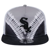 Men's New Era Chicago White Sox Tie-Dye Golfer Trucker Adjustable Hat