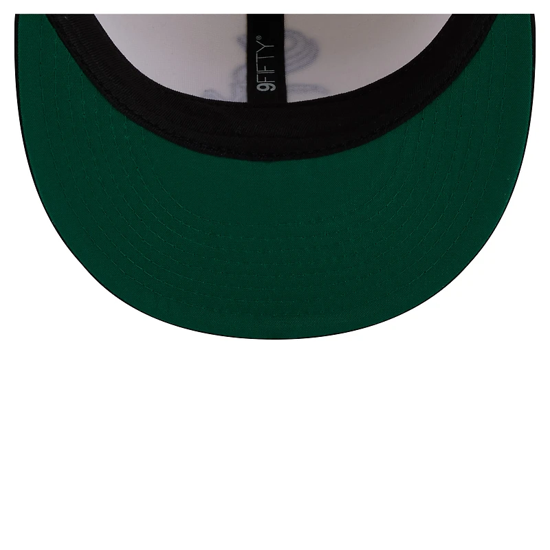Men's New Era Cream/Black Chicago White Sox Localized 9FIFTY Snapback Hat