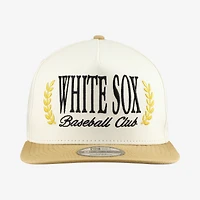 Men's New Era Cream Chicago White Sox Club 9FIFTY A-Frame Snapback Hat