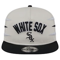 Men's New Era Cream Chicago White Sox Iron Golfer Snapback Hat