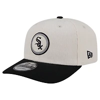 Men's New Era  Cream Chicago White Sox Loyal 9SEVENTY Adjustable Hat