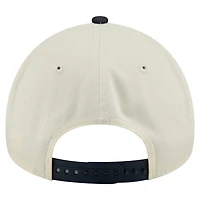 Men's New Era  Cream Chicago White Sox Speckle A-Frame 9FORTY Adjustable Hat