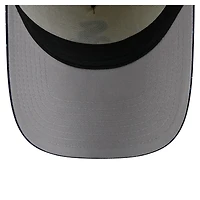 Men's New Era  Cream Chicago White Sox Speckle A-Frame 9FORTY Adjustable Hat