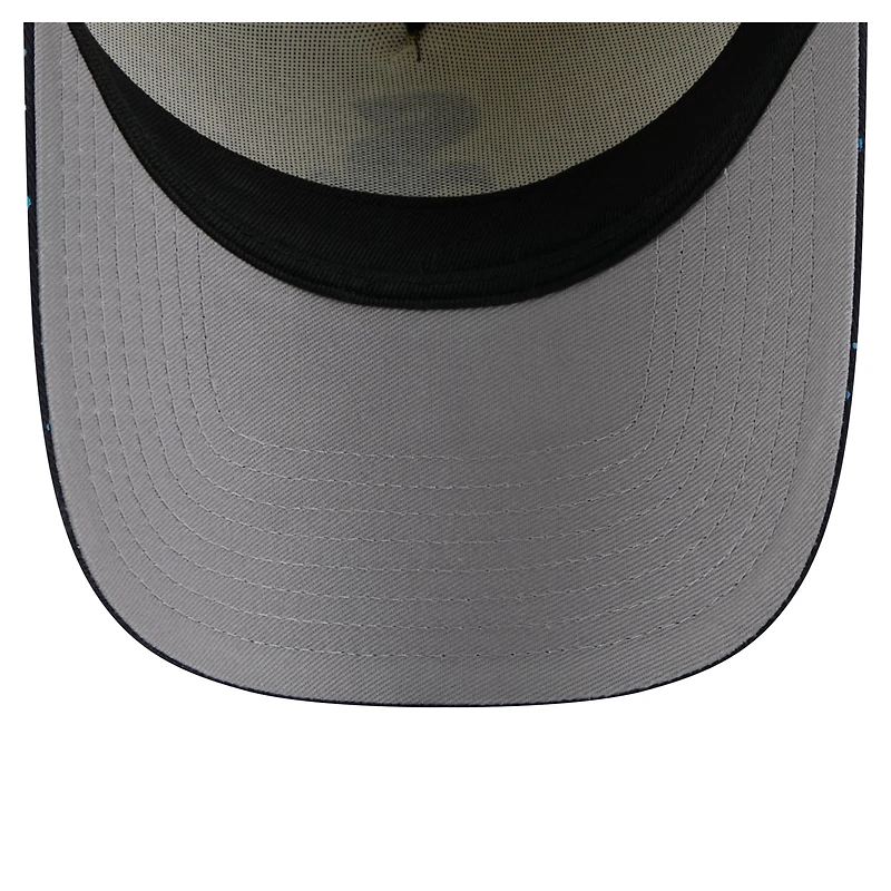 Men's New Era Cream Chicago White Sox Speckle A-Frame 9FORTY Adjustable Hat