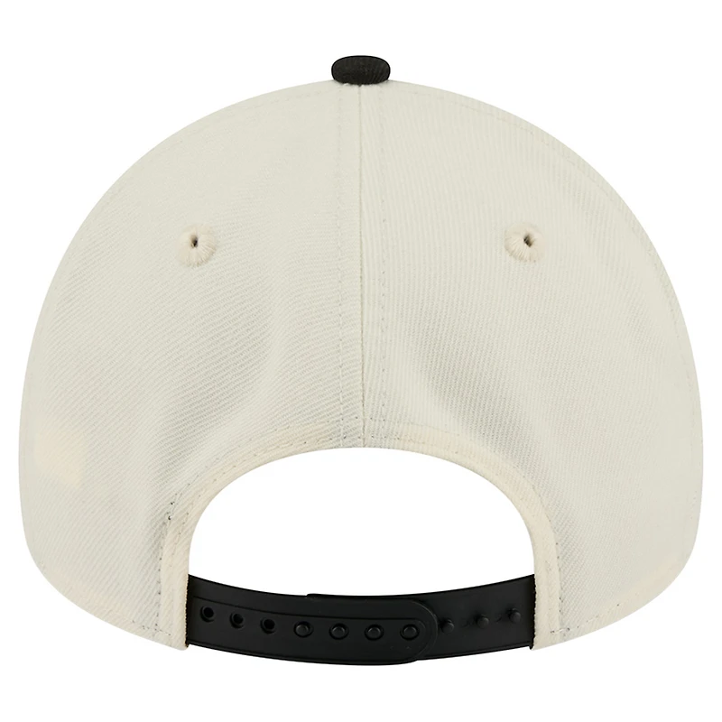 Casquette ajustable New Era crème Chicago White Sox Stadium Chrome 9FORTY pour homme