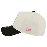 Casquette ajustable New Era crème Chicago White Sox Stadium Chrome 9FORTY pour homme