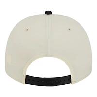 Men's New Era Cream Chicago White Sox Throwback Tri-Hit A-Frame 9FIFTY Adjustable Hat