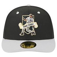 Casquette ajustée 59FIFTY Frank Thomas noire des Chicago White Sox pour homme de New Era