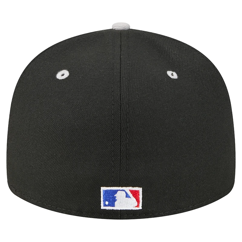 Casquette ajustée 59FIFTY Frank Thomas noire des Chicago White Sox pour homme de New Era