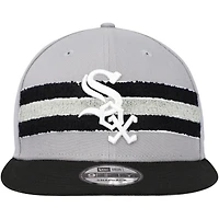 Men's New Era Gray/Black Chicago White Sox Band 9FIFTY Snapback Hat