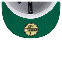 Casquette ajustée New Era 59FIFTY en satin gris/noir pour homme, Chicago White Sox