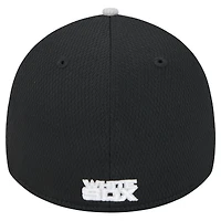 Casquette flexible 39THIRTY avec garniture de visière des Chicago White Sox New Era pour hommes, gris/noir