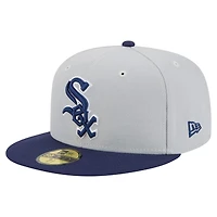 Men's New Era  Gray/Navy Chicago White Sox Colorpack Two-Tone 59FIFTY Fitted Hat