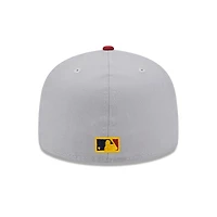 Men's New Era Gray/Red Chicago White Sox  Navy Undervisor 59FIFTY Fitted Hat