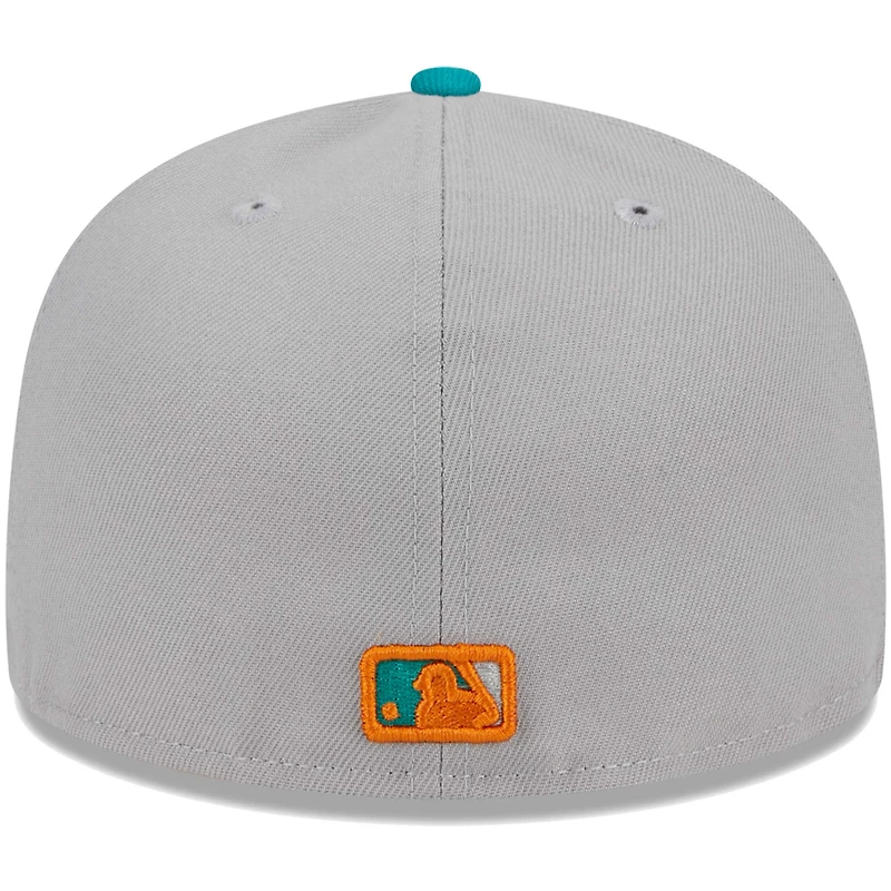 Men's New Era Gray/Teal Chicago White Sox  59FIFTY Fitted Hat
