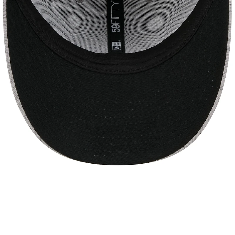 Men's New Era  Gray Chicago White Sox 2024 Clubhouse Low Profile 59FIFTY Fitted Hat