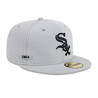 Men's New Era Gray Chicago White Sox 2025 MLB Clubhouse 59FIFTY Fitted Hat