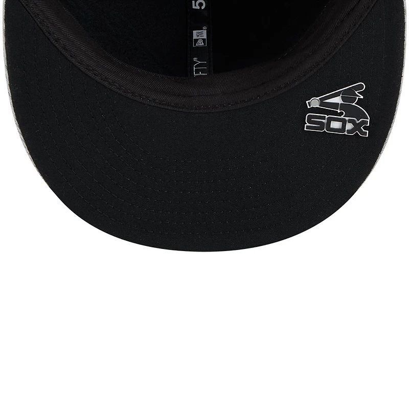 Men's New Era Gray Chicago White Sox 2025 MLB Clubhouse 59FIFTY Fitted Hat
