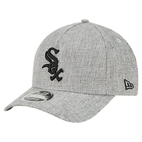 Casquette ajustable New Era 9FORTY en coton tissé gris Chicago White Sox pour homme