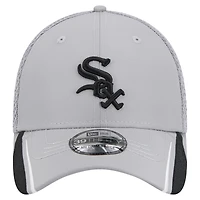 Men's New Era Gray Chicago White Sox Linear 39THIRTY Flex Hat