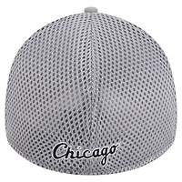 Men's New Era Gray Chicago White Sox Linear 39THIRTY Flex Hat