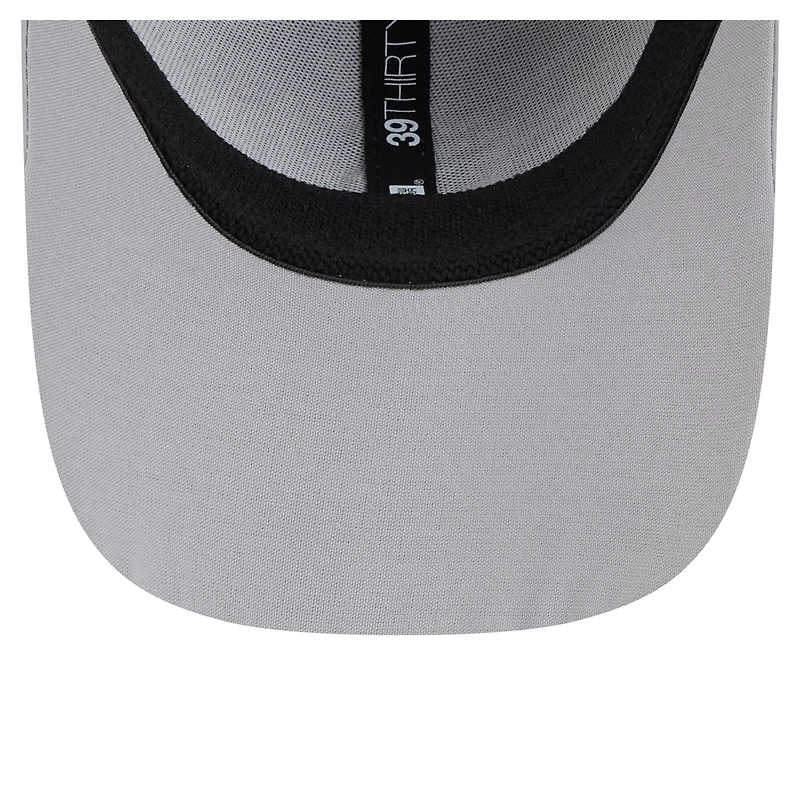 Men's New Era Gray Chicago White Sox Linear 39THIRTY Flex Hat