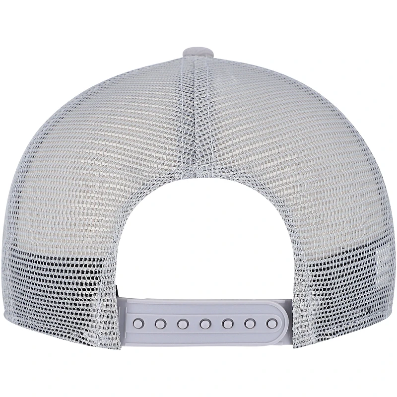 Men's New Era Gray Chicago White Sox Logo 9SEVENTY Stretch-Snap Adjustable Hat