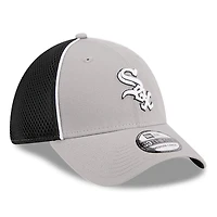 Casquette flexible 39THIRTY Pipe Chicago White Sox New Era pour hommes, grise