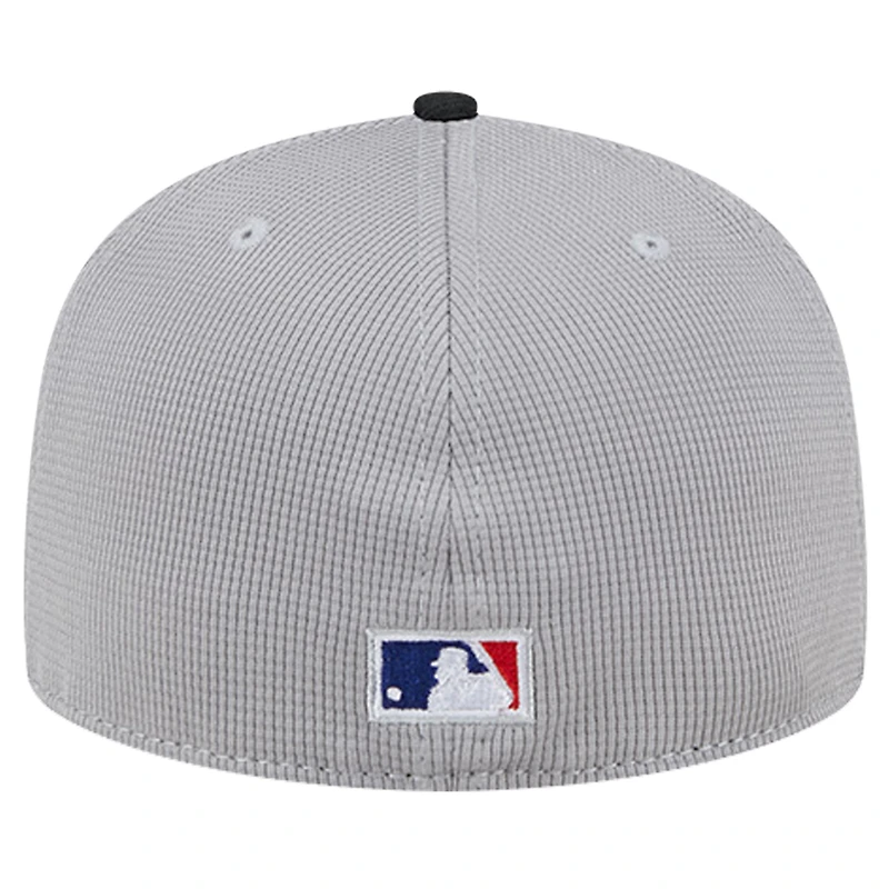 Casquette ajustée 59FIFTY en maille Pivot des Chicago White Sox New Era pour hommes, grise