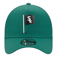Casquette ajustable New Era verte Chicago White Sox Pin Seeker 9FORTY pour homme