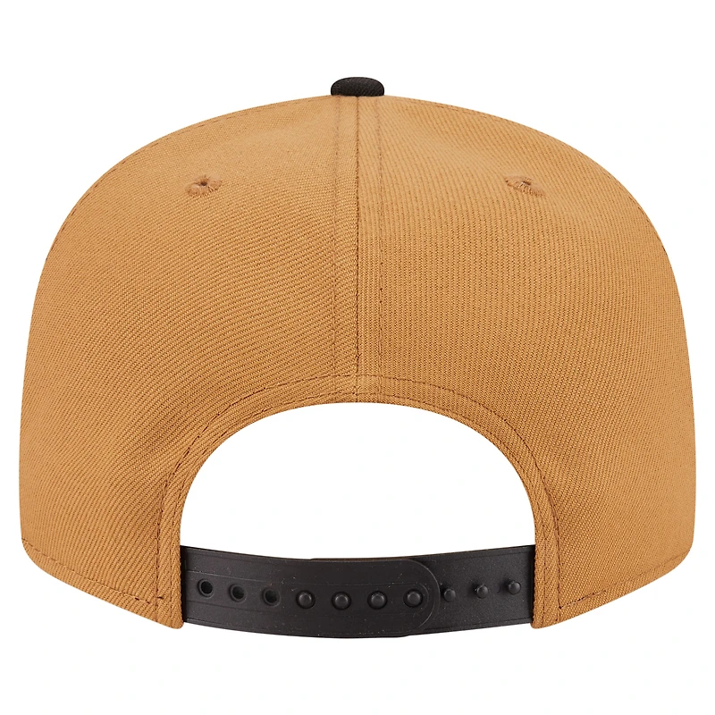 Men's New Era Khaki/Black Chicago White Sox Ice Cream 9FIFTY Snapback Hat
