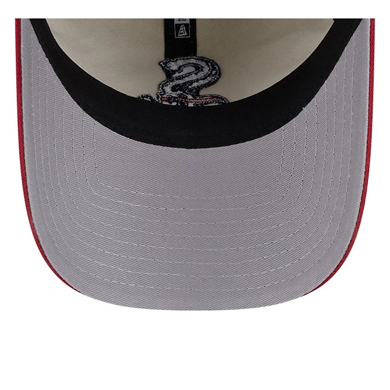 Men's New Era  Khaki/Red Chicago White Sox 2024 Fourth of July 9TWENTY Adjustable Hat