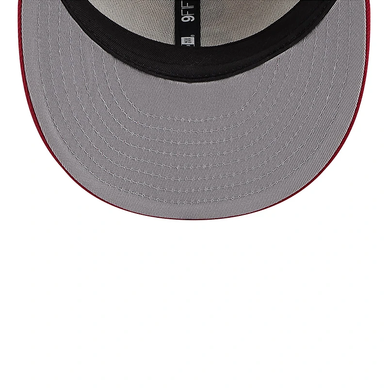 Men's New Era  Khaki/Red Chicago White Sox 2024 Fourth of July Trucker Low Profile 9FIFTY Snapback Hat
