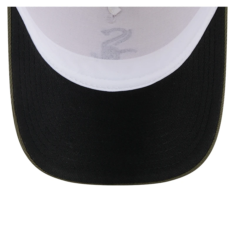 Men's New Era Light Beige/Olive Chicago White Sox 2025 Armed Forces Day 9FORTY M-Crown A-Frame Adjustable Hat