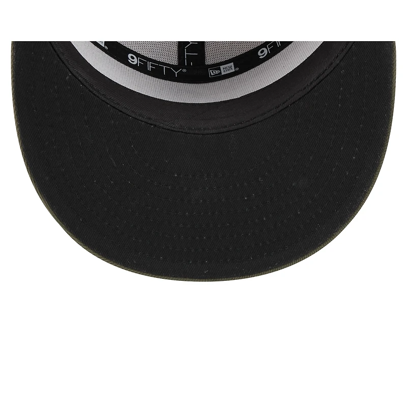 Men's New Era Light Beige/Olive Chicago White Sox 2025 Armed Forces Day Split Panel 9FIFTY Snapback Hat