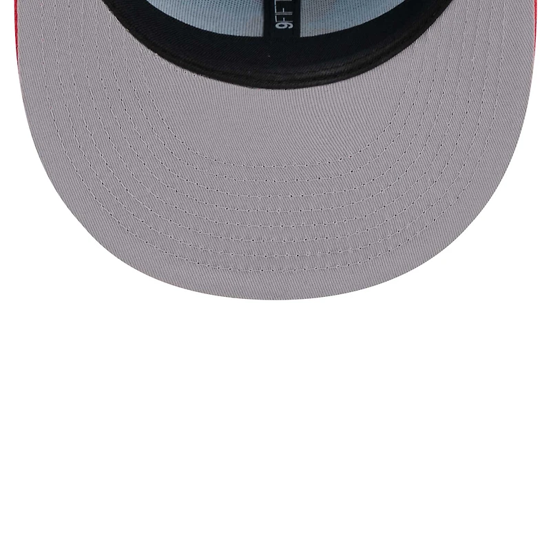 Casquette Snapback 9FIFTY Spring Basic Two-Tone Chicago White Sox New Era pour homme, bleu clair/rouge