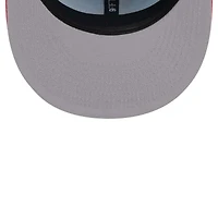 Casquette Snapback 9FIFTY Spring Basic Two-Tone Chicago White Sox New Era pour homme, bleu clair/rouge