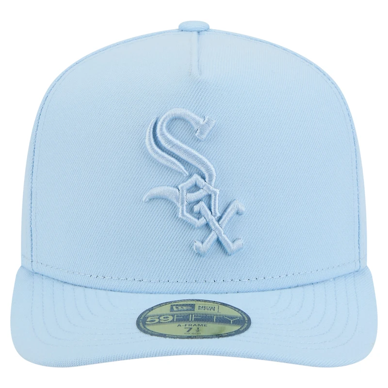 Men's New Era  Light Blue Chicago White Sox Color Pack A-Frame 59FIFTY Fitted Hat