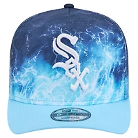 Men's New Era  Light Blue Chicago White Sox Deep Water Pre-Curved 9FIFTY A-Frame Snapback Hat