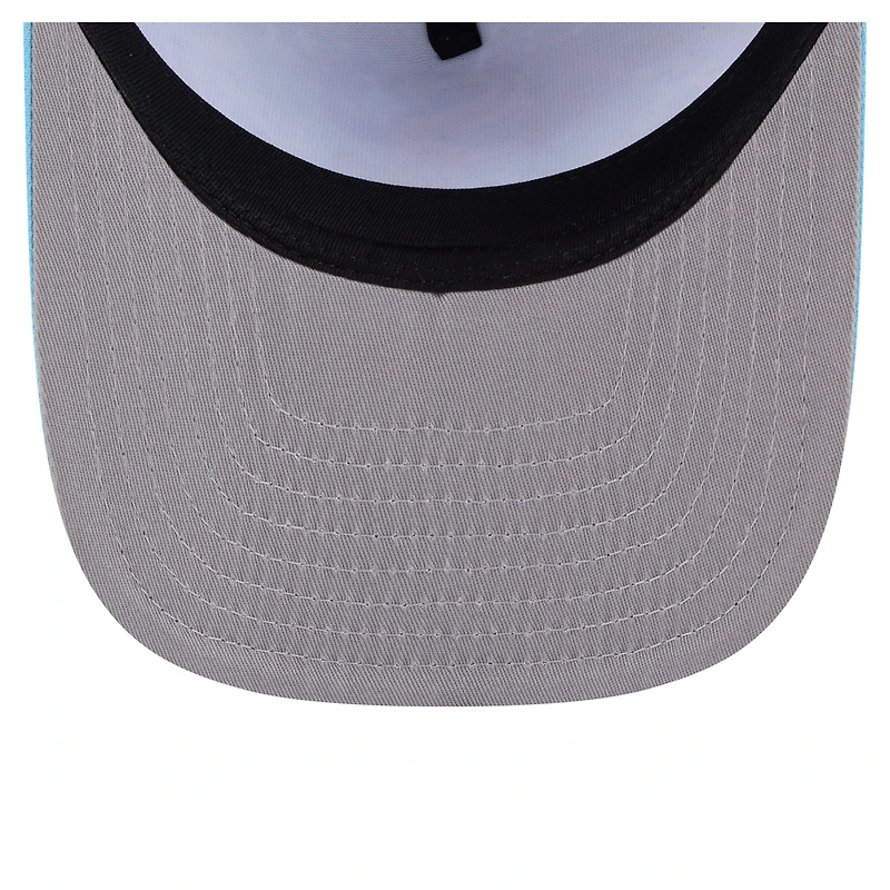 Casquette snapback New Era 9FIFTY A-Frame pré-courbée, bleu clair, Chicago White Sox, pour homme