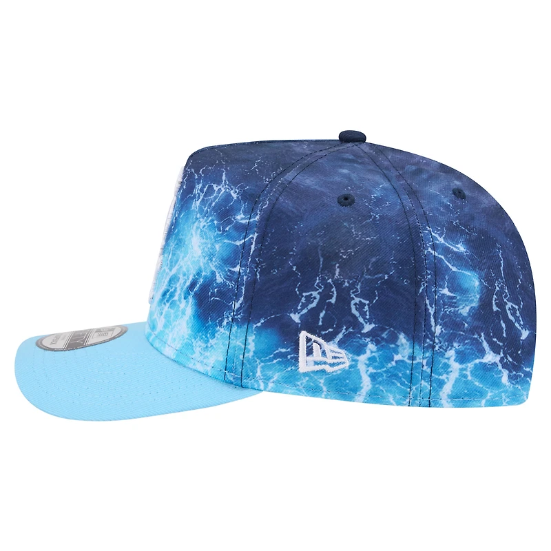 Men's New Era  Light Blue Chicago White Sox Deep Water Pre-Curved 9FIFTY A-Frame Snapback Hat