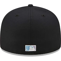 Men's New Era Navy Chicago White Sox 50th Anniversary 1983 MLB All-Star Game Lavender Undervisor 59FIFTY Fitted Hat