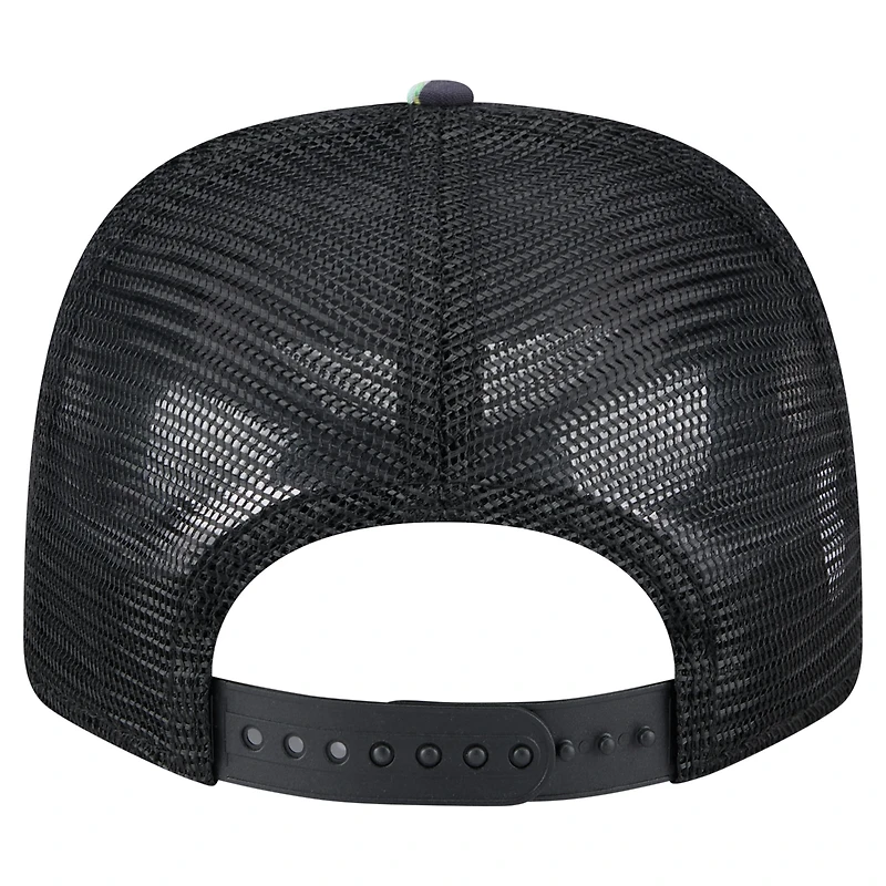 Men's New Era Navy Chicago White Sox Adventure Drinks Pattern 9SEVENTY Stretch-Snap Hat