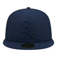 Casquette ajustée New Era 59FIFTY pour homme, bleu marine