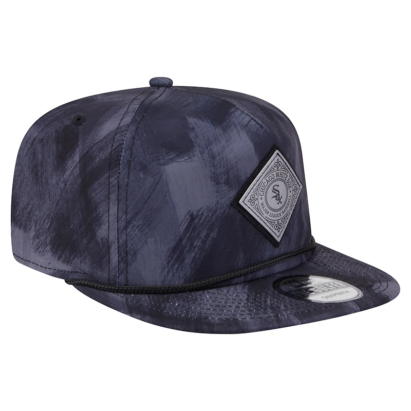 Men's New Era Navy Chicago White Sox Printed Golfer Snapback Hat