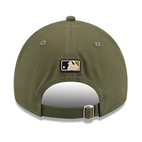Casquette ajustable New Era Olive Chicago White Sox 2026 Journée des forces armées 9TWENTY pour homme
