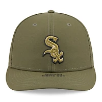 Casquette ajustée New Era 59FIFTY pour homme, couleur olive, Chicago White Sox, édition spéciale 2026 Journée des forces armées.